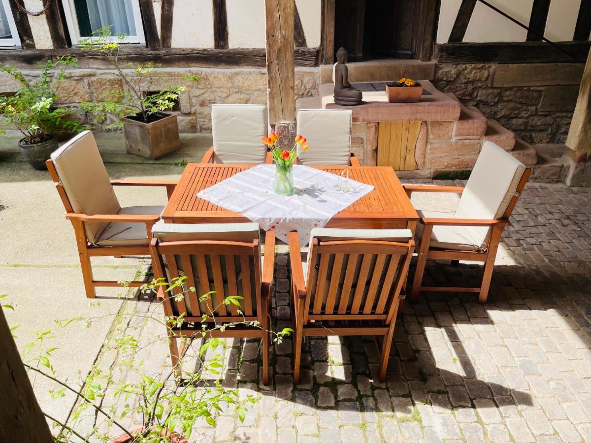 Auszeit - Historisches Ferienhaus In Der Suedpfalz Dierbach ภายนอก รูปภาพ