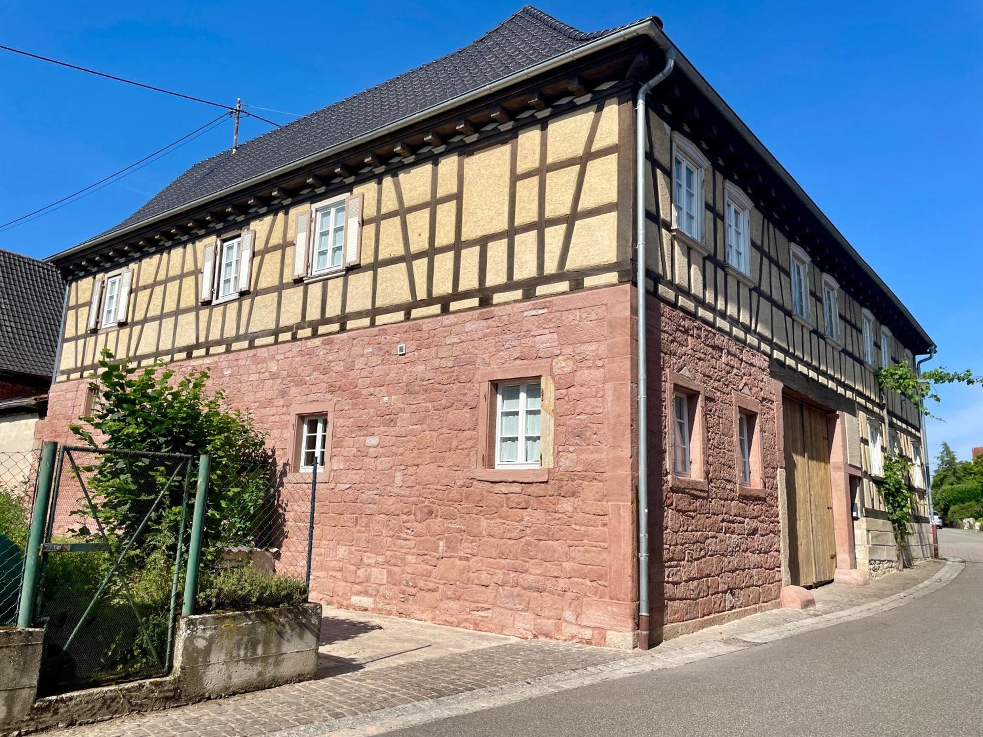 Auszeit - Historisches Ferienhaus In Der Suedpfalz Dierbach ภายนอก รูปภาพ