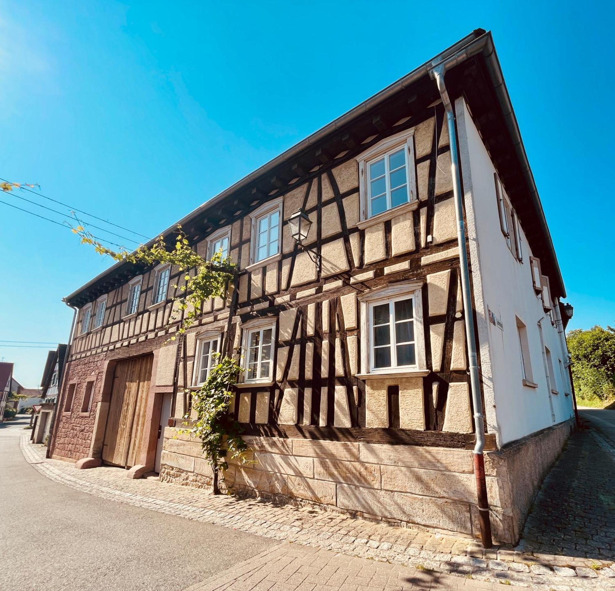 Auszeit - Historisches Ferienhaus In Der Suedpfalz Dierbach ภายนอก รูปภาพ